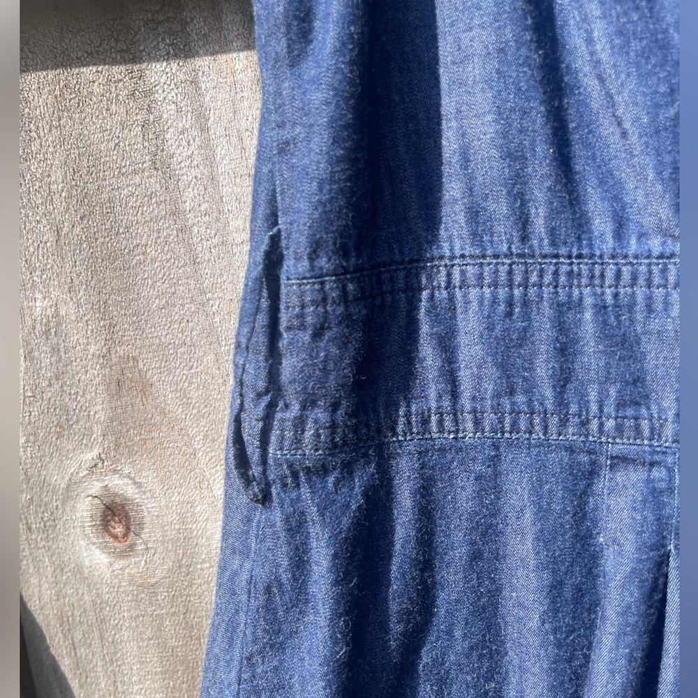 Millenium Sleeveless Denim Dress 100 percent cotton Size M - Picture 8 of 8